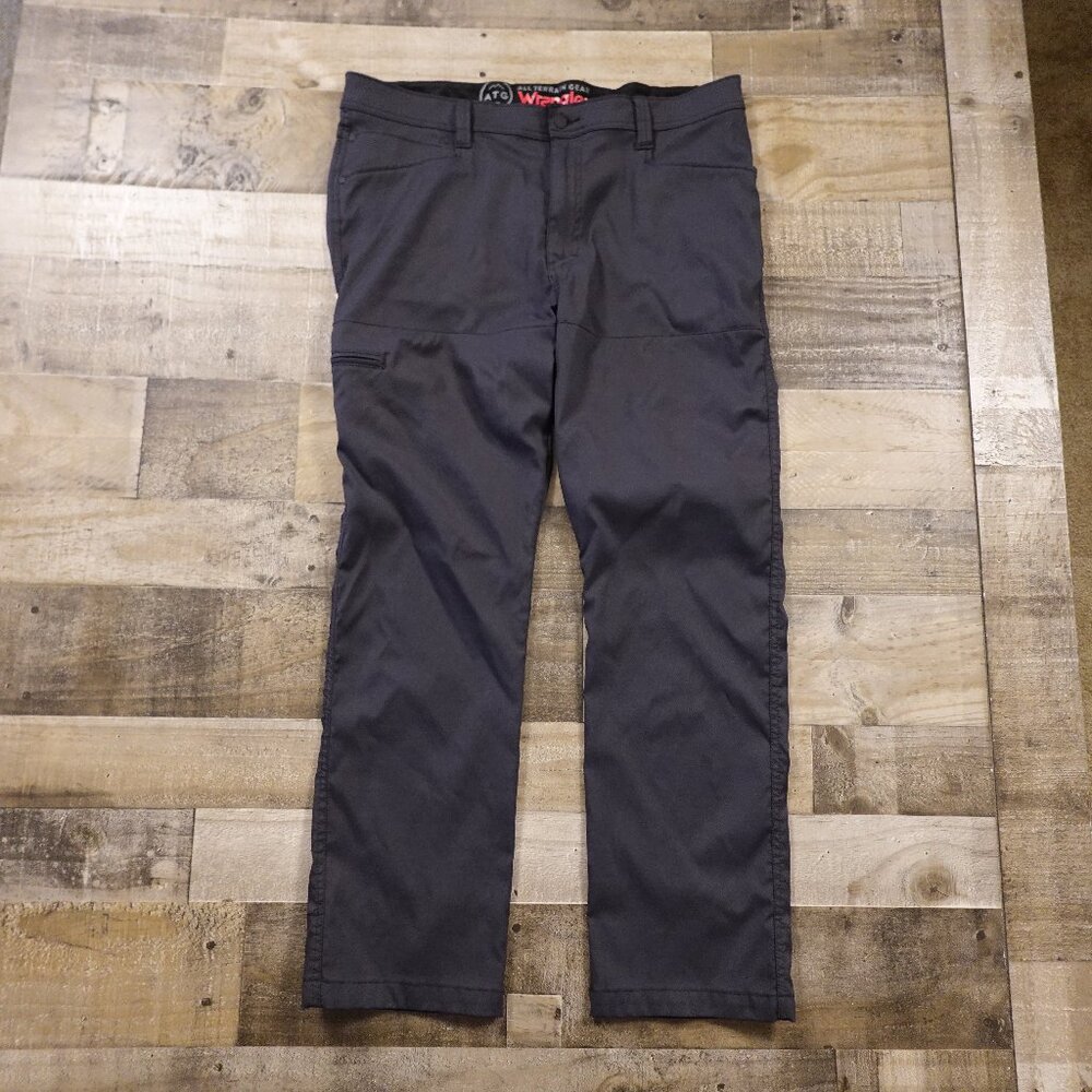 Wrangler‎ ATG Trail Pants Men’s 38x30 Gray Stretch Outdoor Hiking